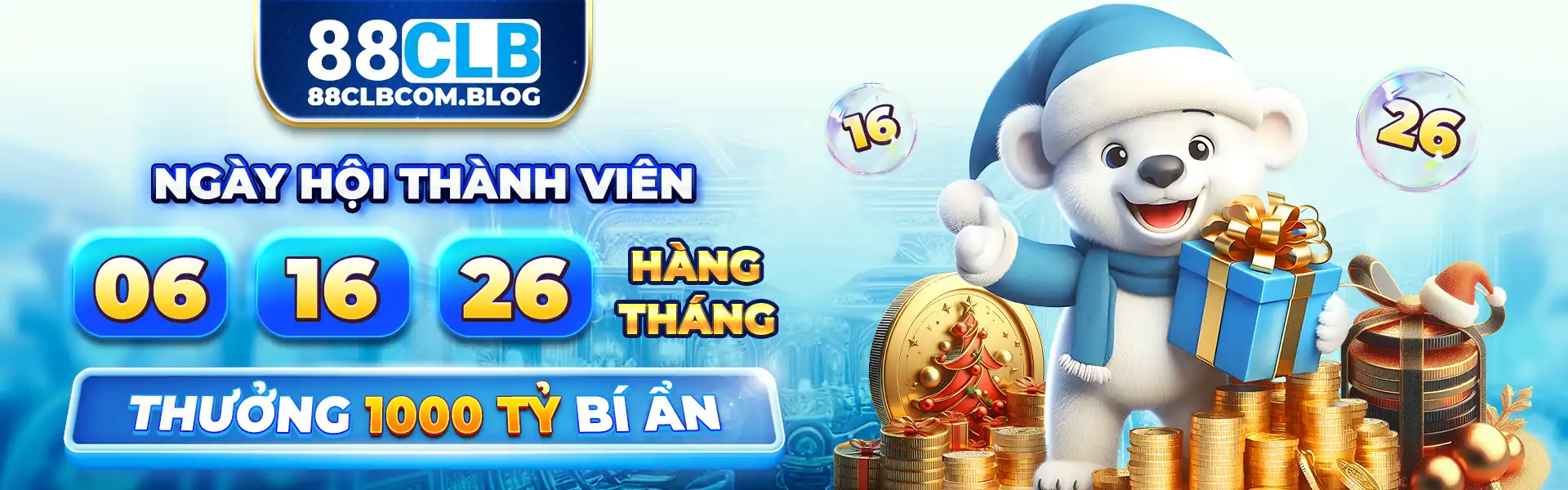 Ngày Hội Thành Viên Ngày 6 - 16 - 26 Hằng Tháng Thưởng Lớn Lên Đến 1000 tỷ